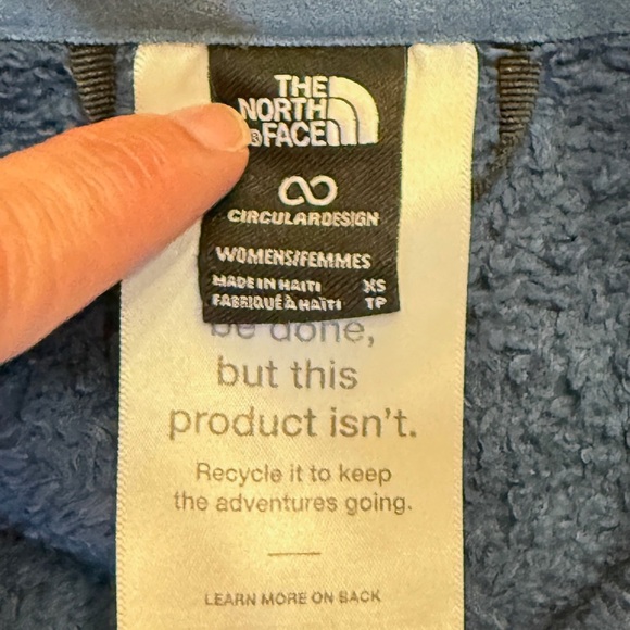 The North Face Osito Jacket Blue Fleece Women’s XS - Picture 2 of 4